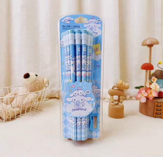 💙 Cinnamoroll Potloden – set van 12