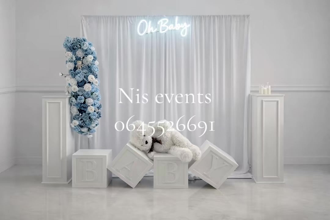 Babyshower decoratie verhuur