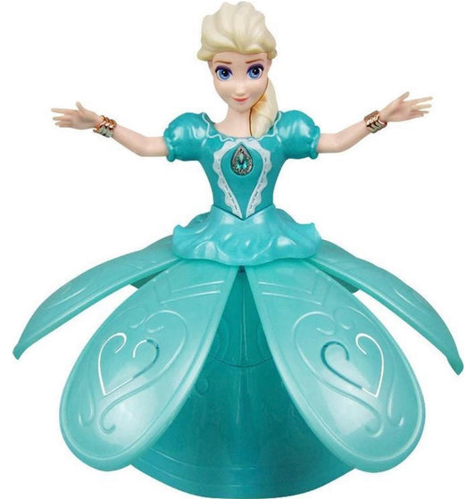 Elsa pop danst en zingt.