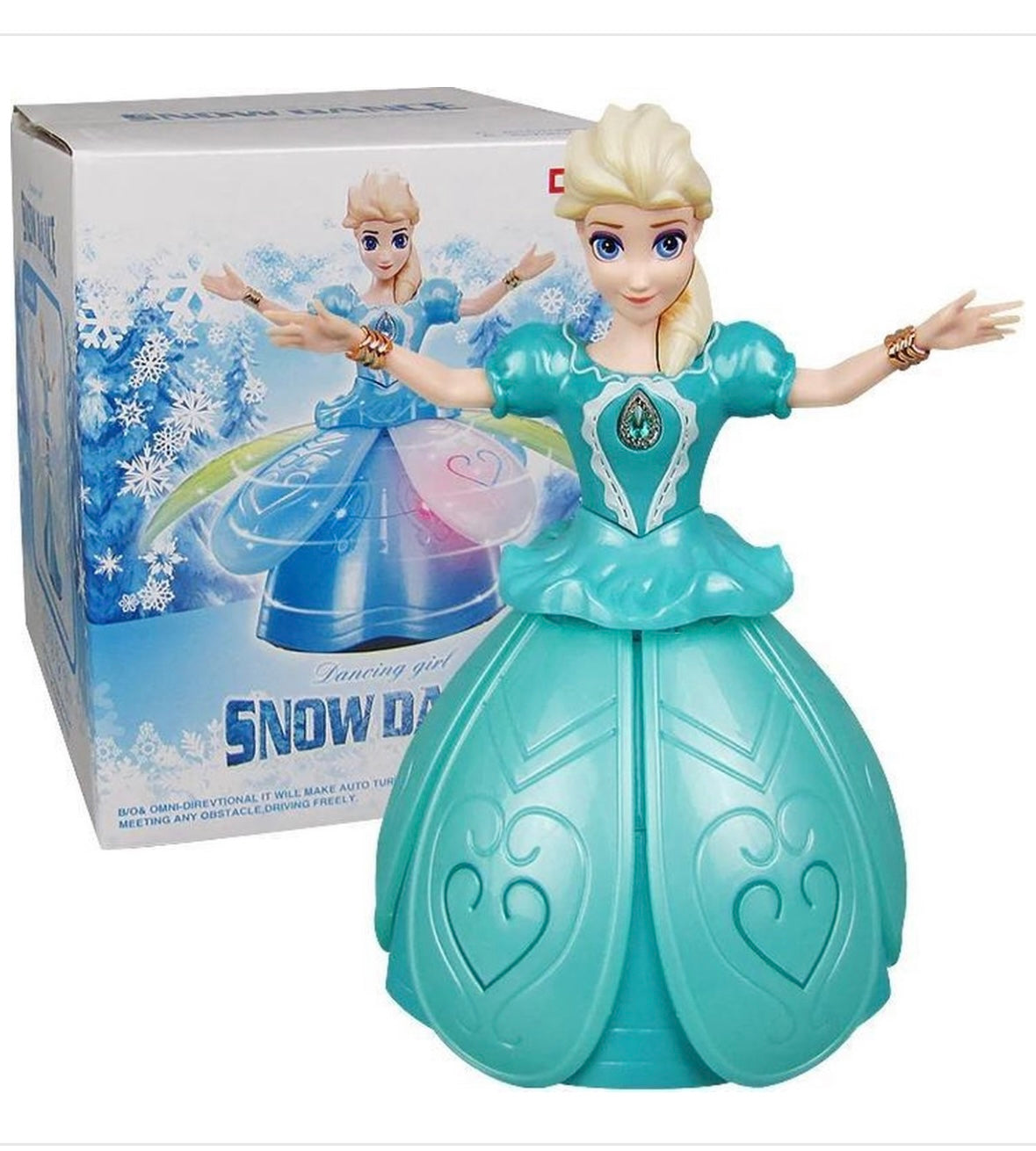 Elsa pop danst en zingt.